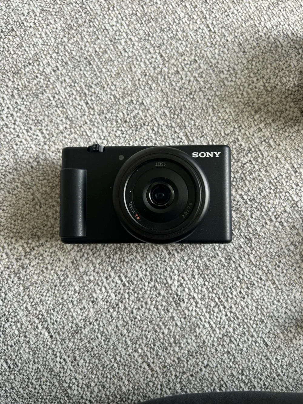 Sony Black Compact Camera with Tilting LCD and Zeiss Lens